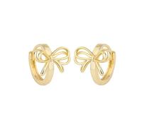 Stud Bow Hoop Earrings For Women Girls Wedding Party Double Bowknot Boho