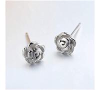 Stud Earrings,S925 Stud Earrings Earrings Europe and America Wild Hook Ear Jewelry's Holiday/Rose Earrings