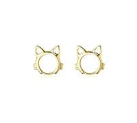Stud Earrings Sweet Cute Cat Hoop Earring For Women Wedding
