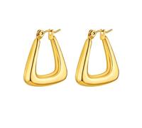 Stud Earrings Thick Round Hoop Earring Women Geometric Minimalist Wedding Boho Party