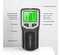 Stud Finder Wall Scanner 5 in 1 Electronic Stud Detector with HD LCD Display, Accurate Sensor for Wood AC Wire and Metal Detection, Professional Beam Joist and Pipe Locator for (Plata)