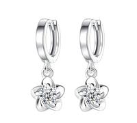 Stud Flower Drop Earrings For Women Vintage Wedding Girl