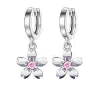 Stud Flower Drop Earrings For Women Wedding Party