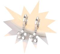 Stud Flower Drop Earrings For Women Wedding Party