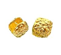 Stud Geometric Hoop Earrings Women Hollow Hammered Earring Wedding Party Boho
