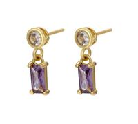 Stud Geometric Triangle Earrings Women Small Hoop