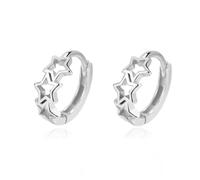 Stud Hollow Star Wedding Hoop Earrings For Women Office Lady