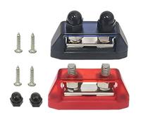 Stud Insulator - 2-Piece Bus Bar Mount Insulators for Secure Battery Connection, Non-Conductive Design with Easy Installation, Electrical Component for Marine Automotive Rv Applications