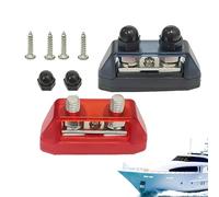 Stud Insulator - 2-Piece Bus Bar Mount Insulators for Secure Battery Connection, Non-Conductive Design with Easy Installation, Electrical Component for Marine Automotive Rv Applications