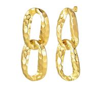 Stud Large Link Dangle Geometric Oval Chain Drop Earrings Women Wedding Boho