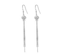 Stud Long Chain Hollow Drop Earrings For Women Wedding