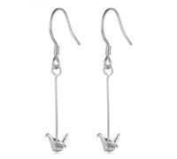 Stud Lovely Paper Crane Sweet Long Dangle Earrings For Women Girl Lady