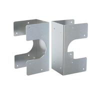 Stud Shoe - 2 Pieces Heavy Duty Pipe Guard | 16 Gauge Galvanized Steel Stud Guards | 2X Studs Protector | For Framing Plumbing Project Structural Reinforcement Electrical Conduit