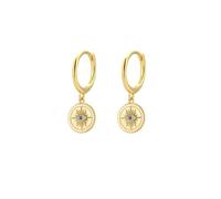 Stud Stars Flowers Round Hoop Earrings For Women Drop