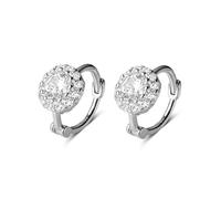 Stud Sweet Round Hoop Earrings For Women Wedding Anniversary