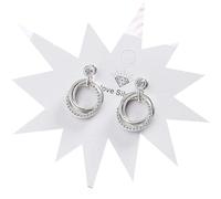 Stud Women Drop Earrings For Woman Wedding Party Circle Dangler Girl