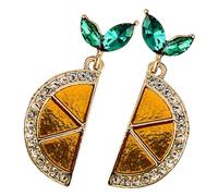 Stud Women Lemon Unique Earrings Set and Elegant Women's Jewelry Dainty for Occasions