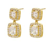 Stud Women Square Drop Sweet Small Earrings