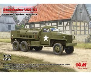 Studebaker US6-U5, WWII US Gasoline Tank Camión 1 :3 5 Plástico Modelo Kit Icm