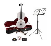 Student 1/2 Size Cello Beginner Pack by Gear4music White