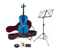 Student 3/4 Size Cello Beginner Pack by Gear4music Blue