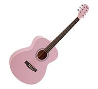 Student Acoustic Guitar by Gear4music Pink