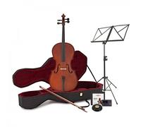 Student Full Size Cello Beginner Pack by Gear4music Natural