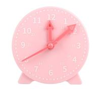 Student Learning Clock,Reloj para Aprender la Hora para Niños,Reloj de Aprendizaje para Estudiantes,Relojes de Aprendizaje del Estudiante,Mini Relojes para Pequeños Niños a Partir de 5 Años,Rosa