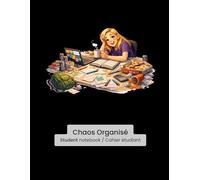 Student notebook / Cahier étudiant bilingue: Lined notebook for school and college / Page lignés pour notes et organisation
