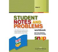 Student Notes and Problems Math 5