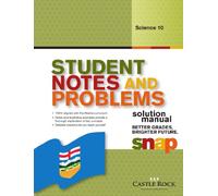 Student Notes and Problems Science 10 Solution Manual