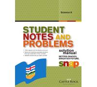 Student Notes and Problems Science 9 Solution Manual