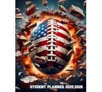 Student Planner 2025-2026: Football USA Flag Academic Agenda With Weekly & Monthly Spreads, To-Do List & Homework Organizer for Elementary, Middle and ... for Football Fans | Great for Boys and Kids.
