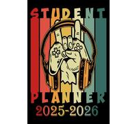 Student Planner 2025-2026: Game Academic Agenda With Weekly & Monthly Spreads, To-Do List, Habit Tracker & Homework Organizer for Middle and High | August 2025 - July 2026 | Video Games Cover Design