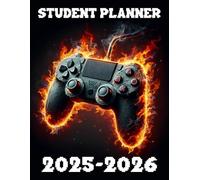 Student Planner 2025-2026 Gaming: With Weekly & Monthly Spreads, To-Do List, Habit Tracker & Homework Organizer for Middle and High School Students | ... for Video Games Lovers in Back to School