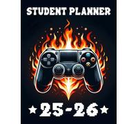Student Planner 2025-2026: With Weekly & Monthly Spreads, To-Do List, Habit Tracker & Homework Organizer for Middle and High School Students | Cool ... for Video Games Lovers in Back to School