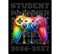 Student Planner 2026-2027 Gaming: Dated Weekly and Monthly Academic Agenda for Elementary, Middle and High School Students with Homework Organizer, ... Habit Tracker, and Cool Gaming Cover Design