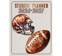 Student Planner 2026-2027: Weekly school organizer 1 week in 2 pages from September 2026 to July 2027 For Primary, High School And College Students | Theme Football