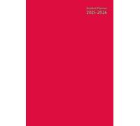 Student Planner a5: Simple Red Cover - Small Size 5.8 x 8.3 - Daily Weekly And Monthly - Dated - Academic School Year - Middle / High school & College ... Homeschool - For Boys and Girls - Not Spiral.