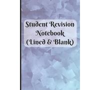 Student Revision Notebook (Lined & Blank): 150 Half Lined/ Half Blank Pages for Notes, Mind Maps & Diagrams | 6 × 9 inches Study Journal for Exam Prep & Visual Learning