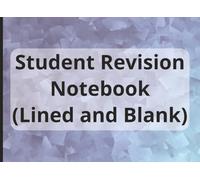 Student Revision Notebook (Lined & Blank): 150 Half Lined/ Half Blank Pages for Notes, Mind Maps & Diagrams | 8.25 × 6 inches Study Journal for Exam Prep & Visual Learning