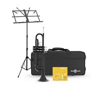 Student Trumpet Beginner Pack by Gear4music Black