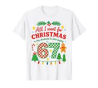 Students Saying 6-7 67 Six Seven Funny Teacher Christmas Camiseta