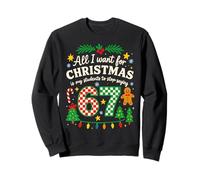Students Saying 6-7 67 Six Seven Funny Teacher Christmas Sudadera
