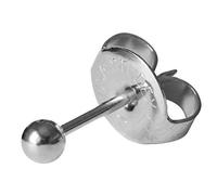 Studex Bola 3-4 mm Tamaño 3 mm, Acero inoxidable, Sin gema, 3 mm, Acero inoxidable, Sin piedra preciosa