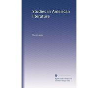 Studies in American literature