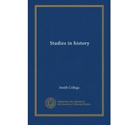 Studies in history (v.1:4 1916)