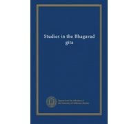Studies in the Bhagavad gita (v.3)