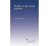 Studies in the social sciences: Volume 5