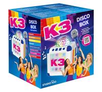 Studio 100 K3 disco box bluetooth karaoke con micrófono y espectáculo de luces